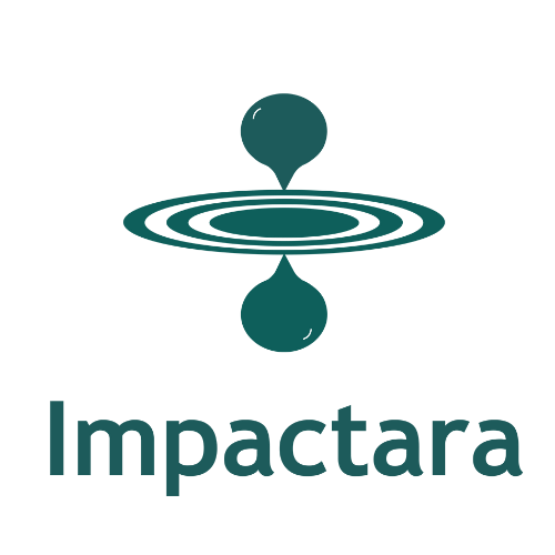 Impactara Logo Green Impact Ripple Effect